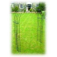 Poppyforge Flower Traditional Arch (Including Ground Spikes) - Steel - BM/RtR in Dark Green