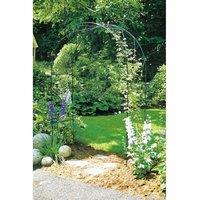 Poppyforge Oregon Arch Hardstanding Garden Archway - L53 x W152 x H239 cm in Black