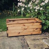 Churnet Valley Garden Furniture Ltd Multi Pack of 2 - Valley Trough Medium - Timber - Fully Assembled in Brown | Size: 2 Pack