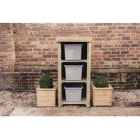 Churnet Valley Garden Furniture Ltd Store without Door - Timber - Partially Assembled in Brown