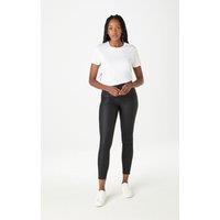 Urban Bliss Women's Coated Jegging in Black | Size: 8