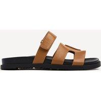 Linzi Women's Emmy Tan Faux Leather Sandals | Size: 3-Standard Fit