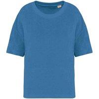 Native Spirit Women's Terrycloth T-Shirt in Duck Egg Blue | Size: Small