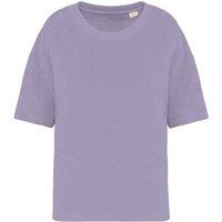 Native Spirit Women's Terrycloth T-Shirt in Purple | Size: Medium