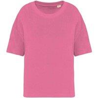 Native Spirit Women's Terrycloth T-Shirt in Rose | Size: XL