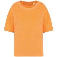Native Spirit Women's Terrycloth T-Shirt in Burnt Orange | Size: XS