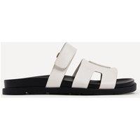 Linzi Women's Emmy White Faux Leather Sandals | Size: 6-Standard Fit