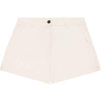 Native Spirit Women's Chino Shorts in Ivory | Size: 20