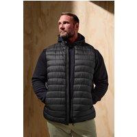 BadRhino Men's Padded Puffer Gilet in Black | Size: 3XL