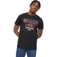 Kings Will Dream Men's Map T-Shirt in Black | Size: XS