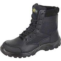 Grafters Men's DMZ 6 Leather Safety Boots in Black | Size: 7