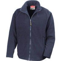 Result Men's High Grade Microfleece Horizon Showerproof Breathable Jacket in Navy | Size: 3XL