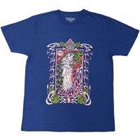 Fleetwood Mac Men's Lady Lyre T-Shirt in Blue | Size: Medium