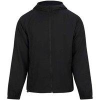 Just Cool Men's AWDis Track Jacket in Black | Size: XS