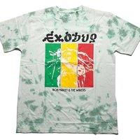 Bob Marley Men's Rasta Colours Tie Dye T-Shirt in Green | Size: Medium