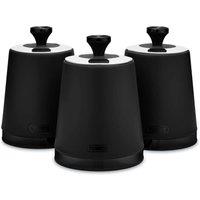 Tower Sera Set of 3 Canisters, Black T826137BLK | Size: A