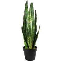 Leaf Artificial Plant Tropical Snake Plant Zeylanica Sansevieria 70cm Sansevieria Botanik in Green