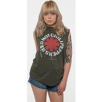 Red Hot Chili Peppers Stencil Muscle Tank in Green | Size: 2XL