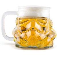 Original Stormtrooper 3D Beer Glass, 1 Pint / 600ml in Clear