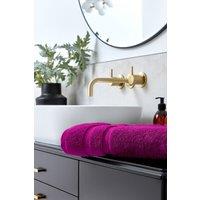 CHRISTY 'Signum' Heavyweight 100% Combed Cotton Towels in Plum
