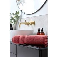 CHRISTY 'Signum' Heavyweight 100% Combed Cotton Towels in Red