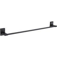 Showerdrape Unity Black Steel Wall Mounted Towel Rail 500mm