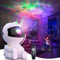 Dragodirect Astronaut Galaxy Project Starry Sky Night Light Projector Nebula Ceiling Projection Lamp in White