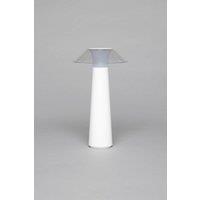 BHS Lighting Lyra Rechargeable Outdoor Table Lamp in White