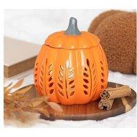 KDMD Orange Leaf Cut Out Pumpkin Oil Burner & Wax Warmer