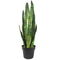 Leaf 70cm Artificial Sansevieria Zeylanica Plant in Green