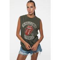 The Rolling Stones Tour 78 Muscle Tank in Green | Size: 2XL