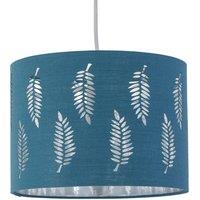 First Choice Lighting Fern - Teal Cut Out 30cm Pendant Lightshade