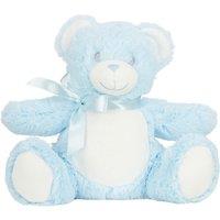 Mumbles Printme Mini Teddy Bear in Blue | Size: Medium