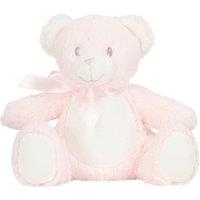 Mumbles Printme Mini Teddy Bear in Pink | Size: Medium