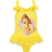 Disney Girl's Beauty & The Beast Swimsuit in Yellow | Size: 18-24 m