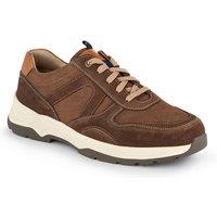 Easyfit Men's Ultra-Wide Lace-Up Trainers in Brown | Size: 10