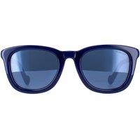 Moncler Men's Round Shiny Royal Blue Blue Mirror ML0118