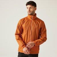 Regatta Men's 'Lyle IV' Waterproof Packaway Jacket in Burnt Orange | Size: Large