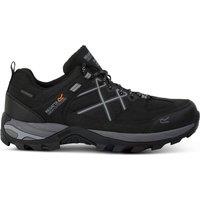 Regatta Men's Samaris III Low Waterproof Walking Shoes in Black | Size: 9.5