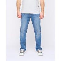 Duck&Cover Men's Rushawn Relaxed Fit Jeans in Light Blue | Size: 30R