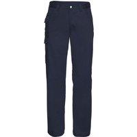 Russell Men's Polycotton Work Trousers in Navy | Size: 36R