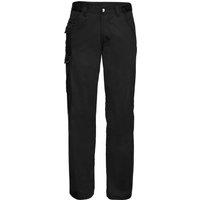 Russell Men's Polycotton Work Trousers in Black | Size: 46L