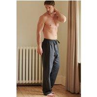 British Boxers Men's "Slate" Cotton Twill Pyjama Trousers in Dark Grey | Size: Large