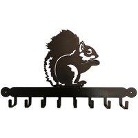 Poppyforge Tool Rack (Squirrel) - Steel - W54.6 x H30.5 cm - Black