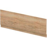 Balterley Straight Front Bath Panel Plinth Woodgrain Autumn Oak 1800mm in Brown