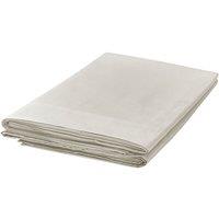 1951 'Luxury 300 Thread Count' Egyptian Cotton Flat Sheet in Light Beige | Size: Super King Flat