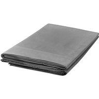 1951 'Luxury 300 Thread Count' Egyptian Cotton Flat Sheet in Charcoal | Size: Super King Flat