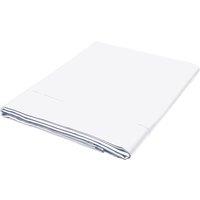 1951 'Luxury 1000 Thread Count' Egyptian Cotton Flat Sheet in White | Size: Double Fitted