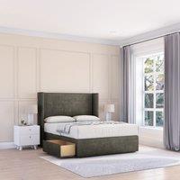 Devonshire Dumfries Wingback Bed Set ,No Drawers & 54" Floor Standing Headboard