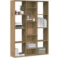 Room Divider/Book Cabinet Artisan Oak 100x24x140 cm Engineered Wood
